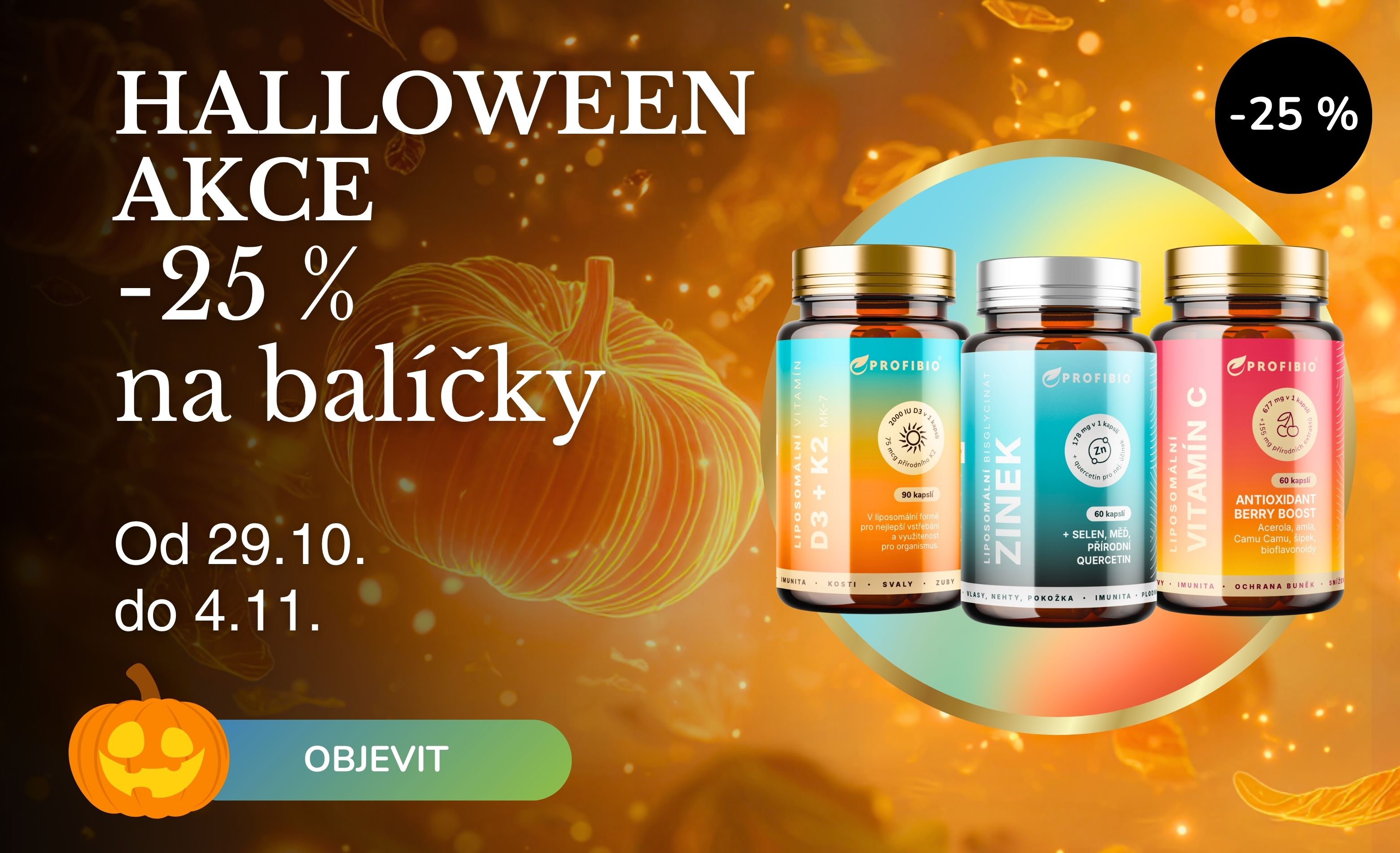 akce halloween profibio